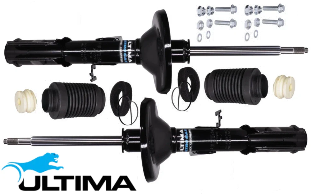 PAIR OF ULTIMA FRONT GAS SHOCK ABSORBERS TO SUIT HOLDEN CALAIS VR VS C26NE 2600 2.6L I6