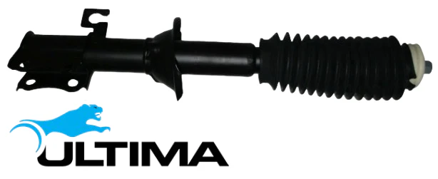 PAIR OF ULTIMA FRONT GAS SHOCK ABSORBERS TO SUIT MAZDA 121 DW B3M1 B5 1.3L 1.5L I4 WITHOUT ABS - Image 2