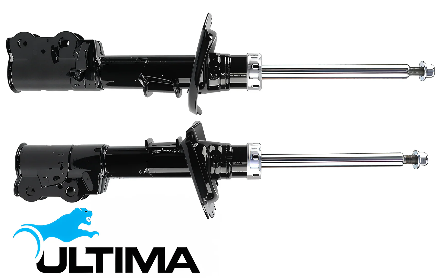 PAIR OF ULTIMA FRONT GAS SHOCK ABSORBERS TO SUIT MAZDA2 DY ZY 1.5L I4