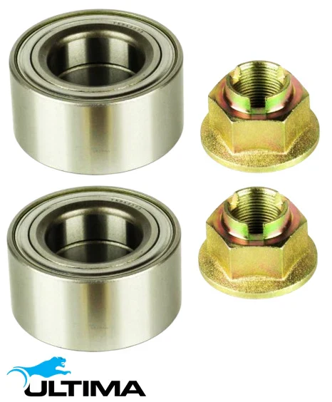 PAIR OF ULTIMA FRONT WHEEL BEARINGS TO SUIT FORD MONDEO MA MB MC AOB AOBA SEB SEBA 2.0L 2.3L I4