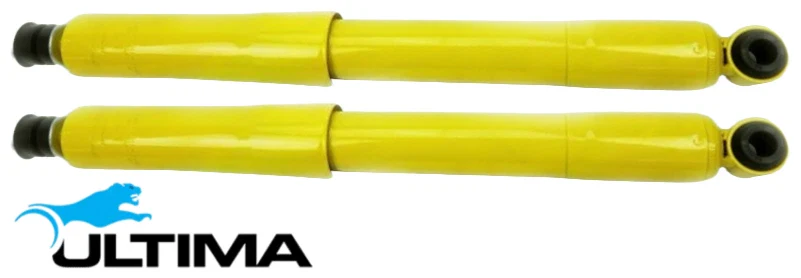 PAIR OF ULTIMA REAR HEAVY DUTY SHOCK ABSORBERS TO SUIT TOYOTA PRADO KDJ90R KDJ95R 1KD-FTV 3.0L I4