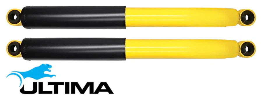 PAIR OF ULTIMA REAR HEAVY DUTY SHOCK ABSORBERS TO SUIT TOYOTA LANDCRUISER HDJ78R 1HD-FTE 4.2L I6