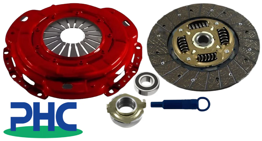 PHC HEAVY DUTY CLUTCH KIT TO SUIT FORD COURIER PE PG PH SB SC SD S1 S2 WLAT TURBO DIESEL 2.5L I4