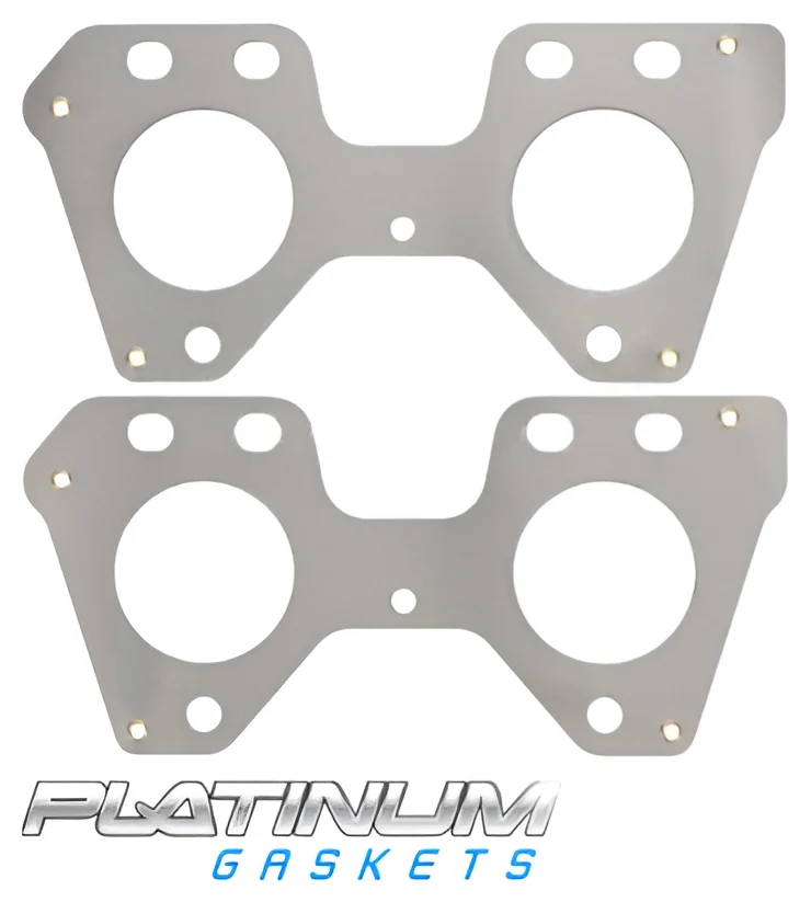 PLATINUM EXHAUST MANIFOLD GASKET SET TO SUIT TOYOTA COROLLA MZEA12R M20A-FKS 2.0L I4