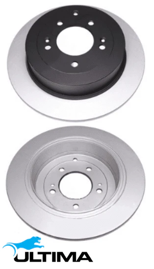 REAR SOLID DISC BRAKE ROTORS FOR HYUNDAI TUCSON TL TLE G4FJ D4HA 1.6L 2.0 I4 NON ELECTRIC PARK BRAKE