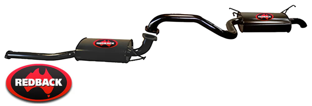 REDBACK 2.5" CATBACK PERF. EXHAUST SYSTEM FOR FORD FAIRMONT BA BF BARRA 182 190 4.0L I6 SEDAN ONLY - Image 2