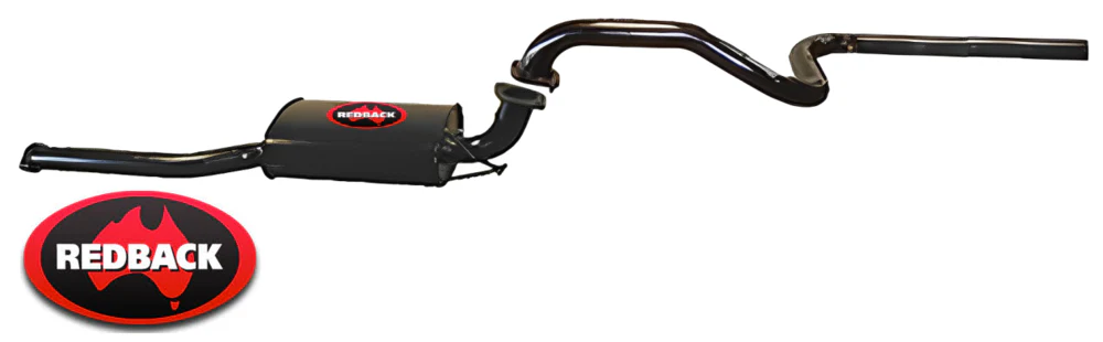 REDBACK 2.5" CATBACK PERF. EXHAUST SYSTEM TO SUIT FORD FALCON BA BF BARRA 182 190 4.0L I6 SEDAN ONLY - Image 3