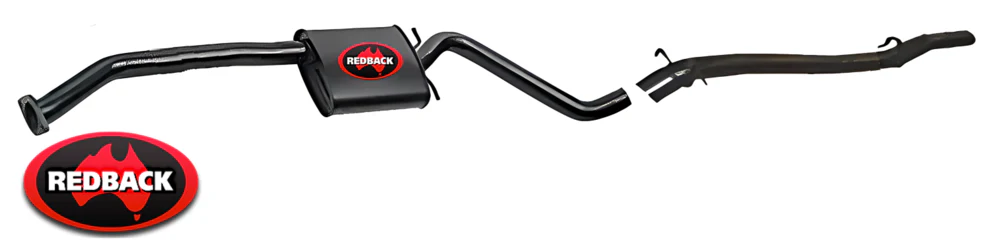 REDBACK 2.5" CATBACK PERF. EXHAUST SYSTEM TO SUIT HOLDEN STATESMAN VQ VR BUICK L27 3.8 V6 SEDAN ONLY - Image 2