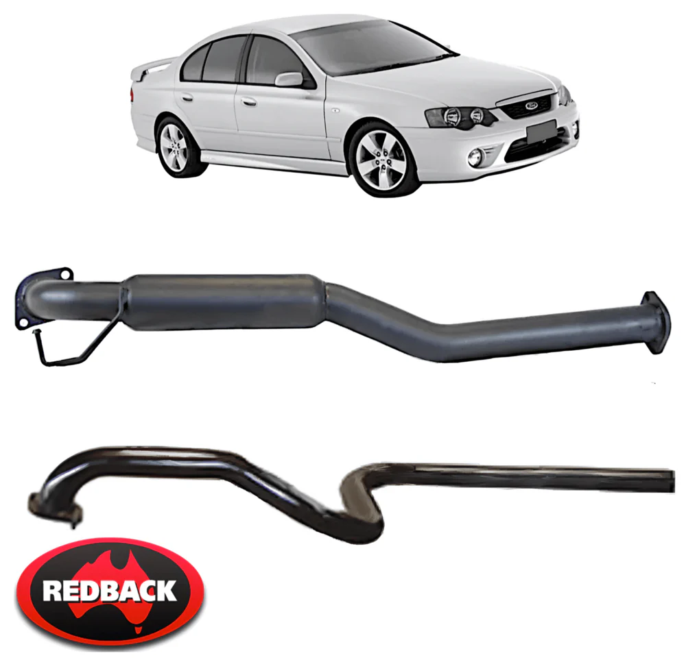 REDBACK 2.5" CATBACK PERFORMANCE EXHAUST SYSTEM TO SUIT FORD FALCON BA BF E-GAS 4.0L I6 SEDAN ONLY - Image 3
