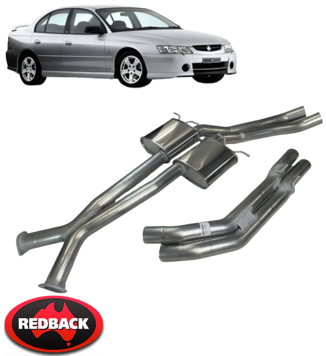 REDBACK DUAL 3" CATBACK EXHAUST SYSTEM TO SUIT HOLDEN COMMODORE VZ ALLOYTEC LE0 LY7 3.6L V6 SEDAN - Image 2