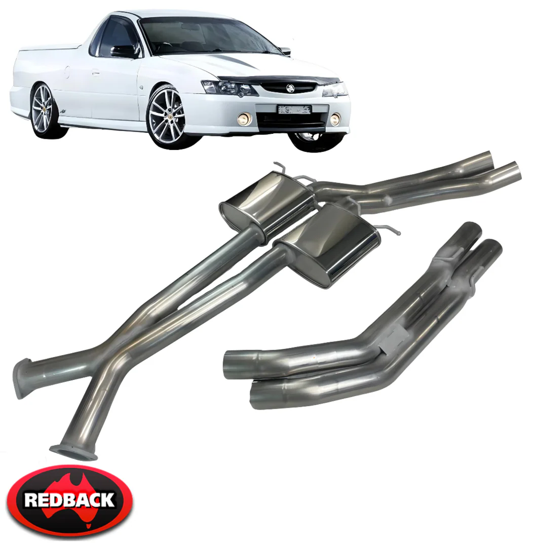 REDBACK DUAL 3" CATBACK EXHAUST SYSTEM TO SUIT HSV MALOO VU VY LS1 5.7L V8 UTE ONLY - Image 2