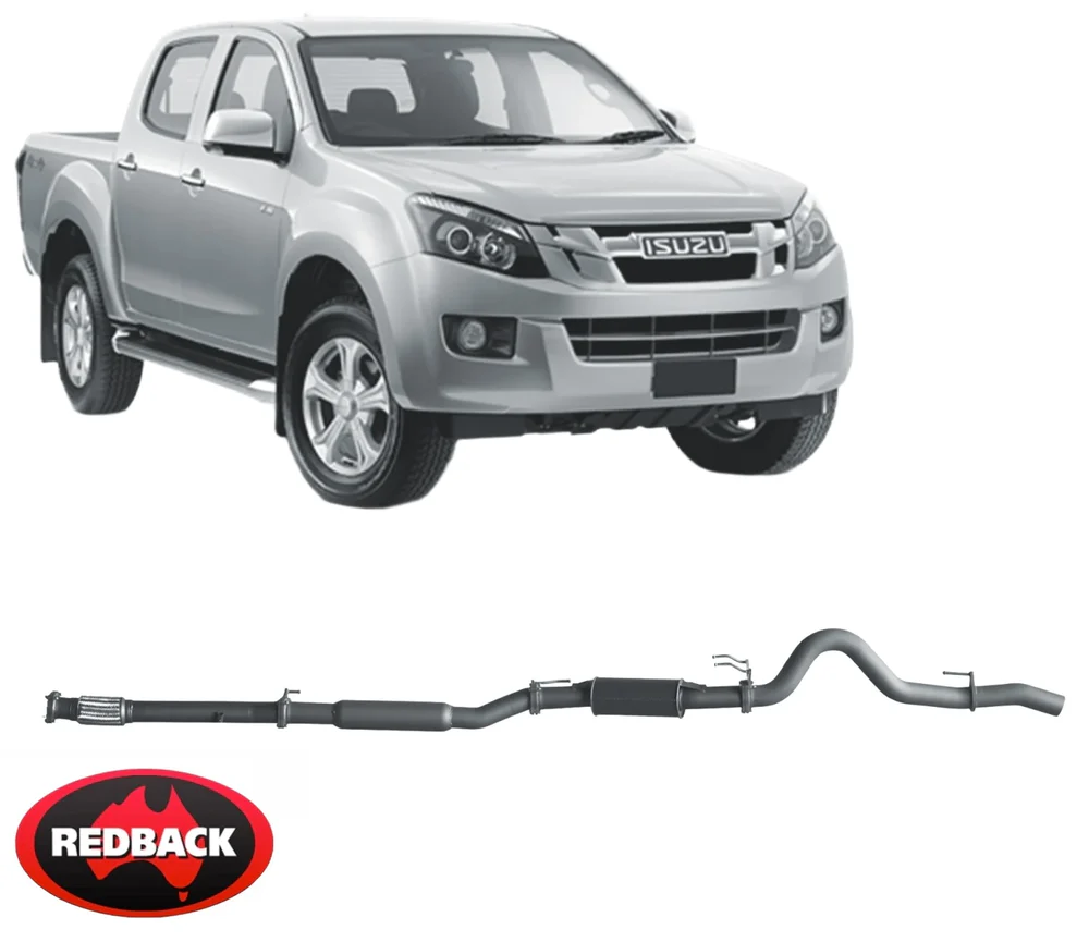 REDBACK EXTREME DUTY EXHAUST SYSTEM FOR ISUZU D-MAX TFR TFS 4JJ1-TC 4JJ1-TCX 3.0 I4 FROM 10/2016 4WD - Image 2