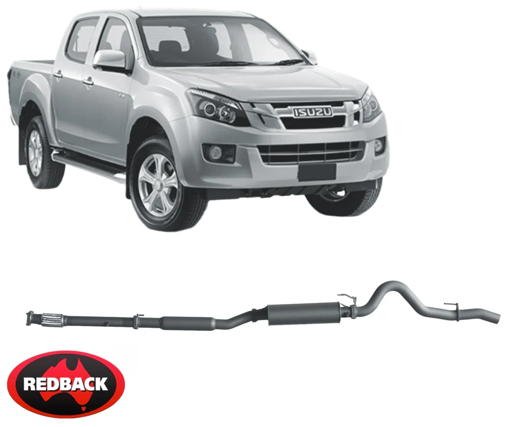 REDBACK EXTREME DUTY EXHAUST SYSTEM FOR ISUZU D-MAX TFR TFS 4JJ1-TC 4JJ1-TCX 3.0 I4 FROM 10/2016 4WD - Image 3