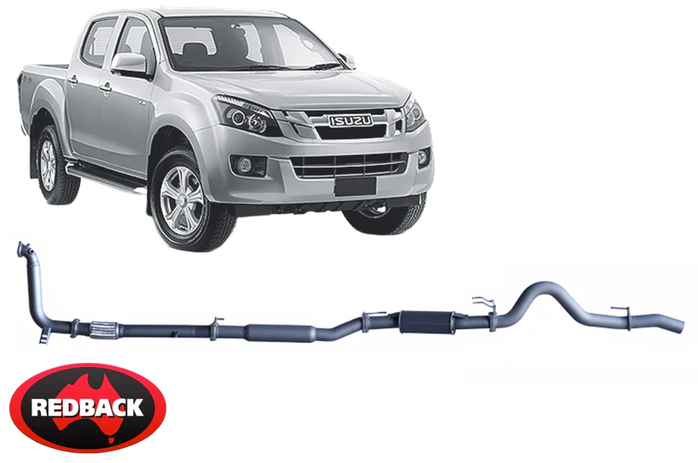 REDBACK EXTREME DUTY EXHAUST SYSTEM FOR ISUZU D-MAX TFS 4JJ1-TC 3.0L I4 FROM 07/2012 TO 09/2016 4WD - Image 5
