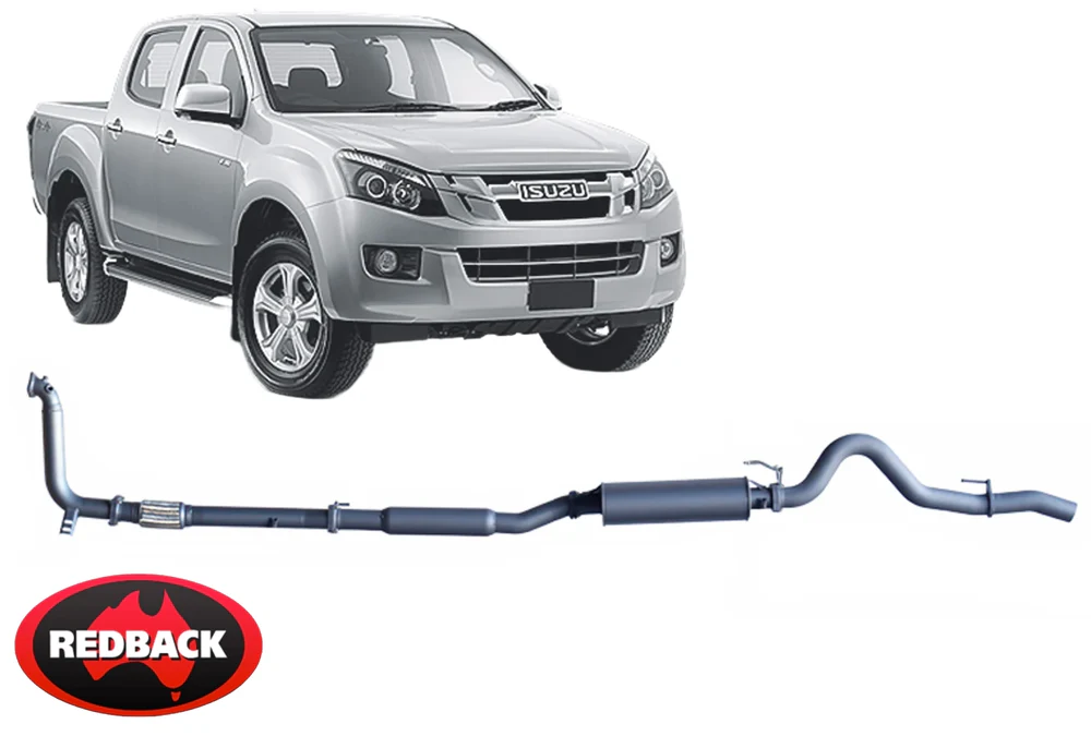 REDBACK EXTREME DUTY EXHAUST SYSTEM FOR ISUZU D-MAX TFS 4JJ1-TC 3.0L I4 FROM 07/2012 TO 09/2016 4WD - Image 6