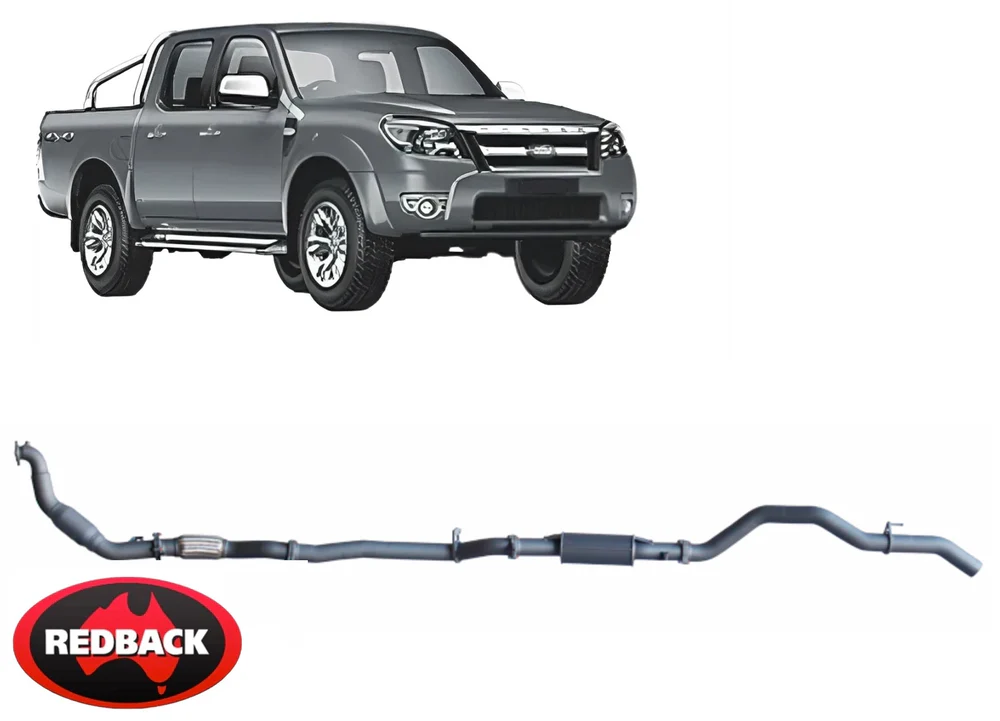 REDBACK EXTREME DUTY EXHAUST SYSTEM TO SUIT FORD RANGER PJ PK WEAT TURBO DIESEL 3.0L I4 - Image 6