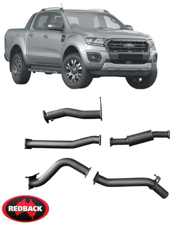 REDBACK EXTREME DUTY EXHAUST SYSTEM TO SUIT FORD RANGER PX2 PX3 P5AT TURBO DIESEL 3.2L I5 - Image 2