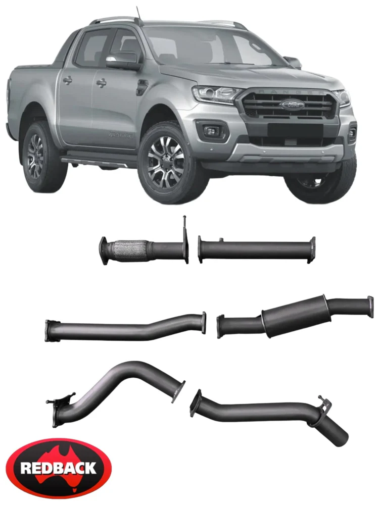 REDBACK EXTREME DUTY EXHAUST SYSTEM TO SUIT FORD RANGER PX3 YN2S TWIN TURBO DIESEL 2.0L I4 - Image 2