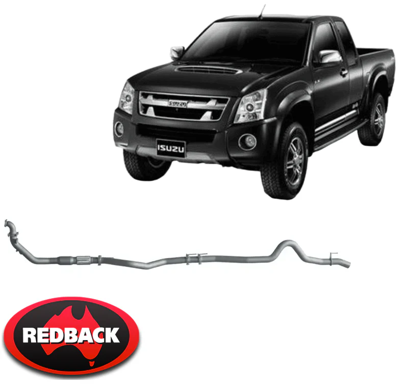 REDBACK EXTREME DUTY EXHAUST SYSTEM TO SUIT ISUZU D-MAX TF TFR TFS 4JJ1-TC TURBO DIESEL 3.0L I4 - Image 3