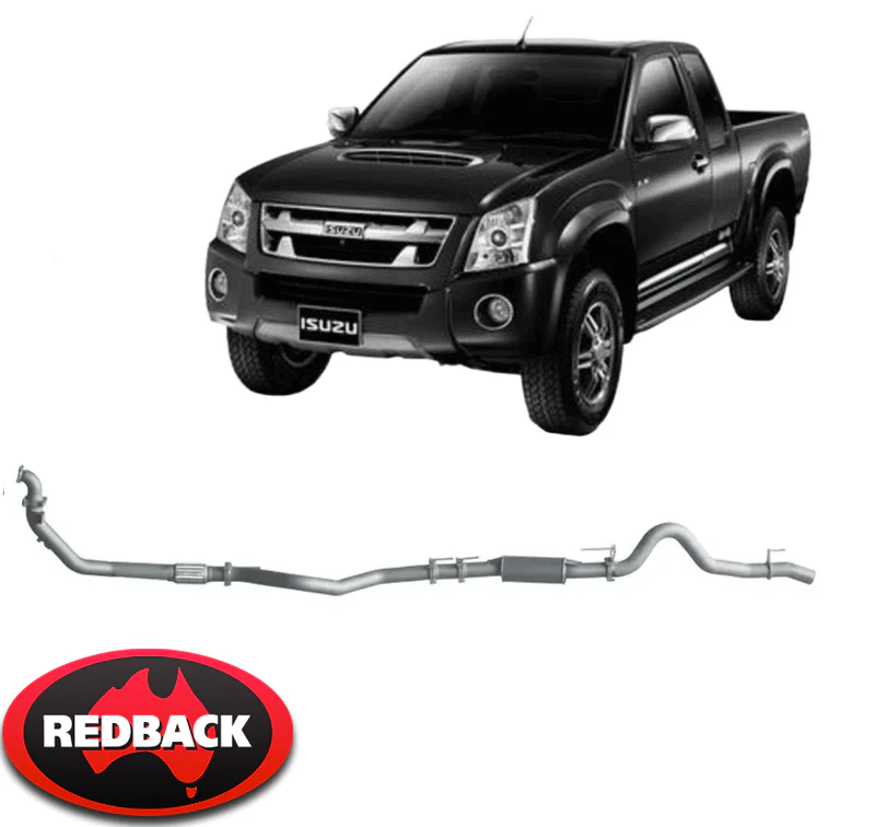 REDBACK EXTREME DUTY EXHAUST SYSTEM TO SUIT ISUZU D-MAX TF TFR TFS 4JJ1-TC TURBO DIESEL 3.0L I4 - Image 6