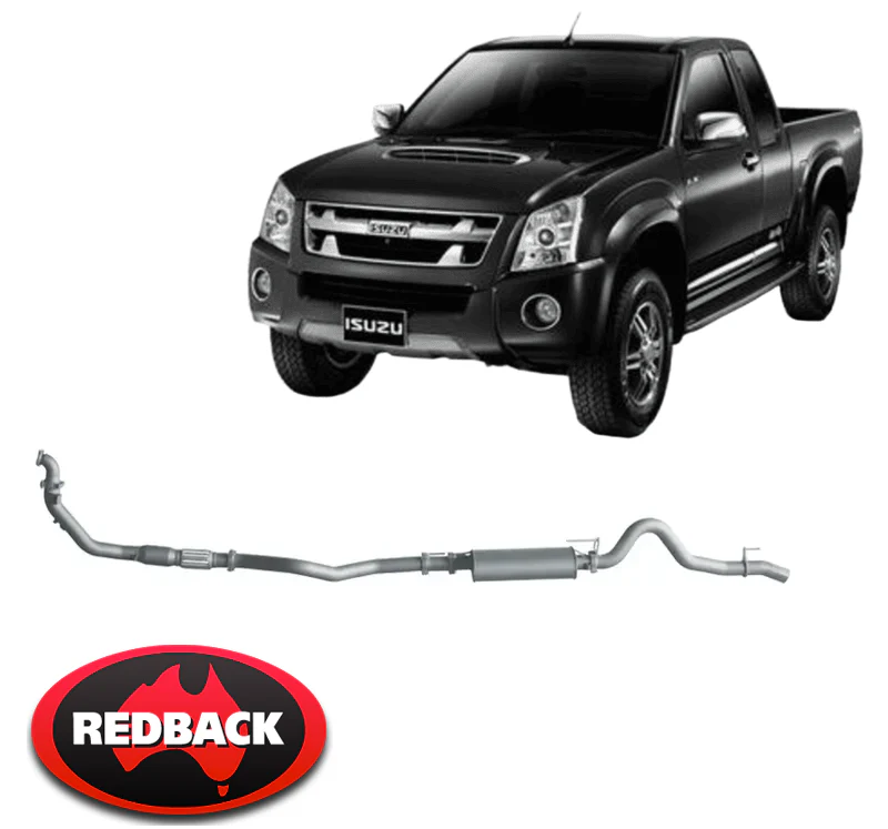 REDBACK EXTREME DUTY EXHAUST SYSTEM TO SUIT ISUZU D-MAX TFR TFS 4JJ1-TCX 4JJ1E4C-L 3.0 I4 TILL 06/12 - Image 6