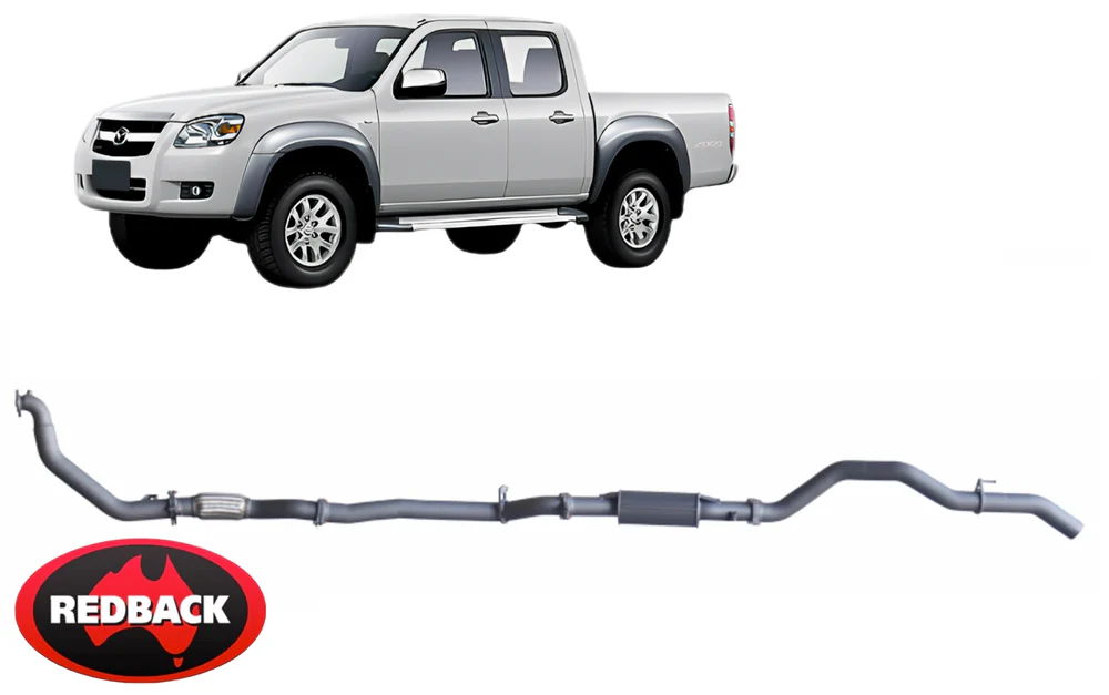 REDBACK EXTREME DUTY EXHAUST SYSTEM TO SUIT MAZDA BT-50 CD UN WEAT TURBO DIESEL 3.0L I4 - Image 2