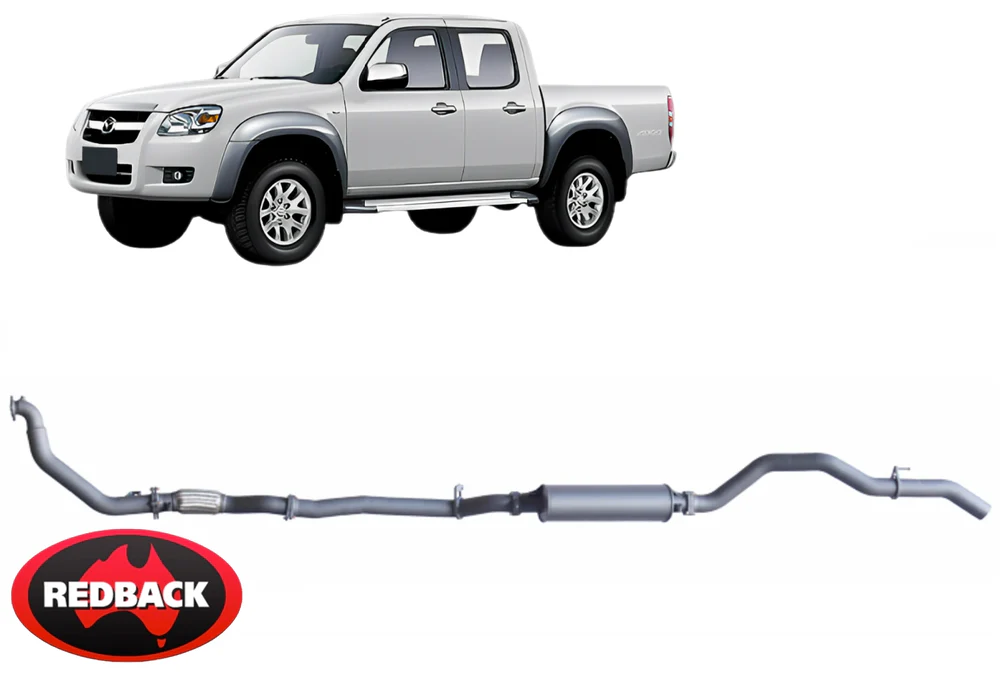 REDBACK EXTREME DUTY EXHAUST SYSTEM TO SUIT MAZDA BT-50 CD UN WEAT TURBO DIESEL 3.0L I4 - Image 3