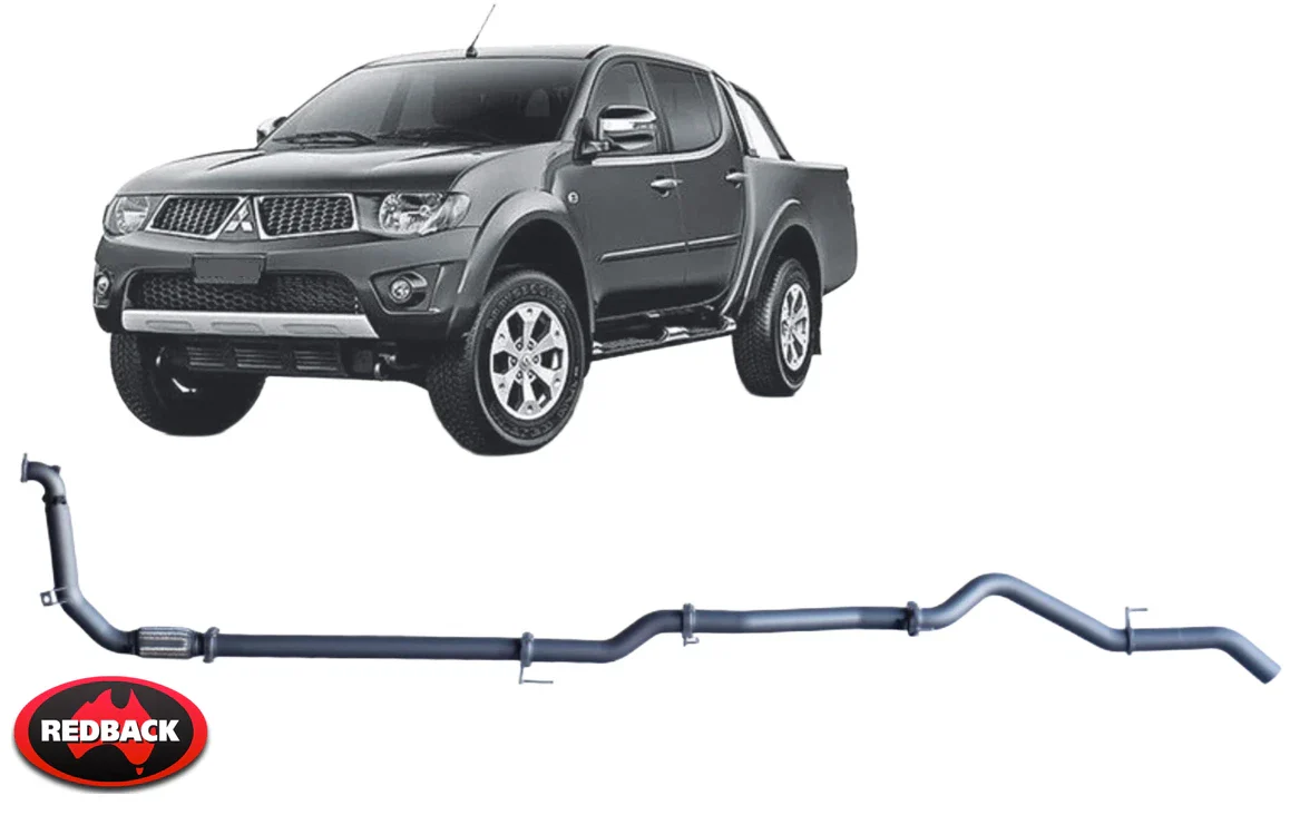 REDBACK EXTREME DUTY EXHAUST SYSTEM TO SUIT MITSUBISHI TRITON KB4T MN 4D56-HP 4D56T 2.5L I4 4WD ONLY - Image 6