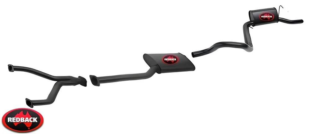 REDBACK PERFORMANCE EXHAUST SYSTEM TO SUIT FORD WINDSOR OHV MPFI 5.0L V8 SEDAN ONLY - Image 2