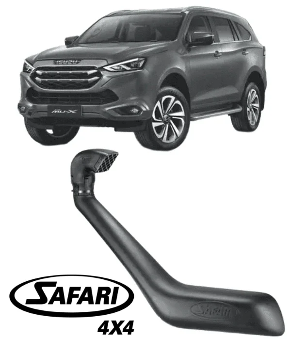 SAFARI V-SPEC SNORKEL TO SUIT ISUZU 4JJ3-TCX TURBO DIESEL 3.0L I4 4WD ONLY