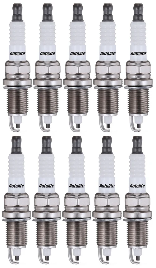 SET OF 10 AUTOLITE SPARK PLUGS TO SUIT DODGE VIPER TJ EWB 8.0L V10 - Image 2