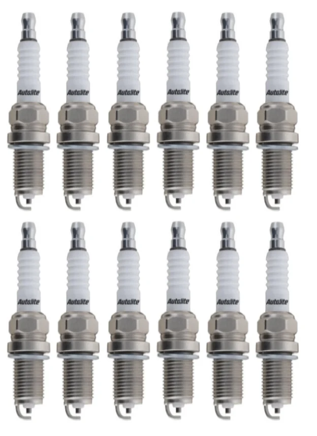 SET OF 12 AUTOLITE SPARK PLUGS TO SUIT MERCEDES BENZ M104.941 M104.995 3.2L 3.6L I6 - Image 4