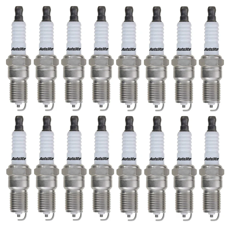 SET OF 16 AUTOLITE SPARK PLUGS TO SUIT MERCEDES BENZ C43T AMG S202 M113.944 4.3L V8 - Image 6