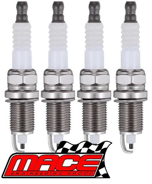 SET OF 4 MACE COPPER CORE SPARK PLUGS TO SUIT MAZDA 121 DB DW B3 B5 B3M1 1.3L 1.5L I4
