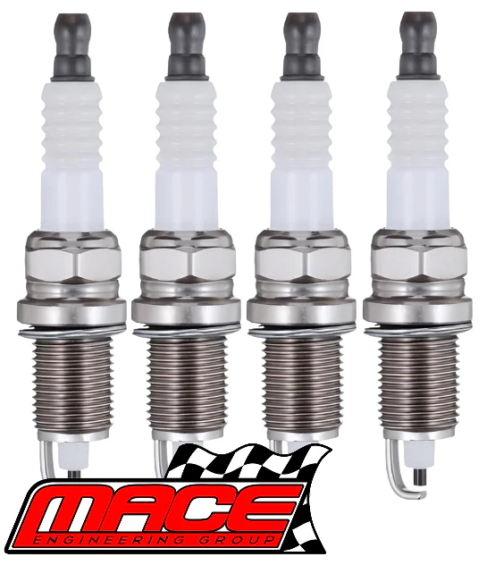 SET OF 4 MACE COPPER CORE SPARK PLUGS TO SUIT MAZDA L3 LF-DE 2.0L 2.3L I4