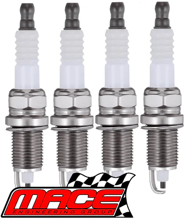 SET OF 4 MACE COPPER CORE SPARK PLUGS TO SUIT MITSUBISHI GALANT HJ 4G63 2.0L I4