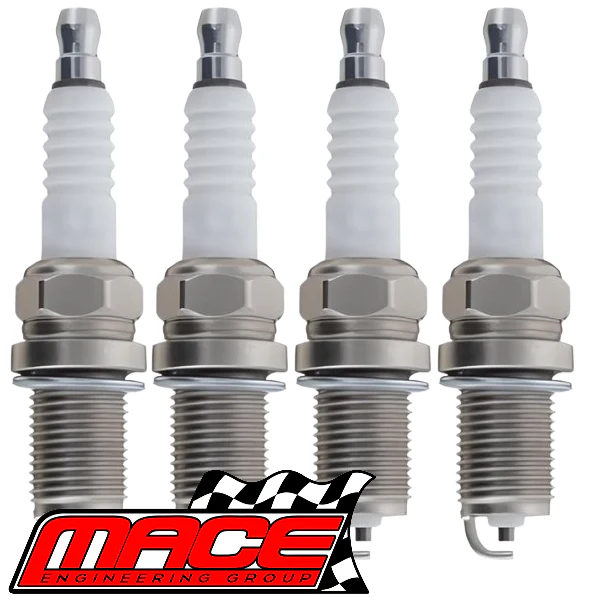 SET OF 4 MACE SPARK PLUGS TO SUIT MERCEDES BENZ M102.910 M102.985 M102.987 1.8L 2.3L I4 - Image 2