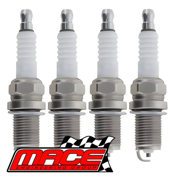 SET OF 4 MACE SPARK PLUGS TO SUIT SUBARU IMPREZA GD GG G3 EJ204 2.0L F4 TILL 08/2008