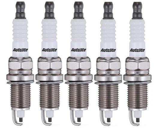 SET OF 5 AUTOLITE SPARK PLUGS TO SUIT VOLKSWAGEN CARAVELLE T4 ACU AAF 2.5L I5 - Image 2