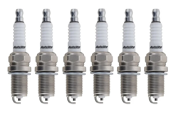 SET OF 6 AUTOLITE SPARK PLUGS TO SUIT DAEWOO MUSSO F0B M162.990 3.2L I6 - Image 4