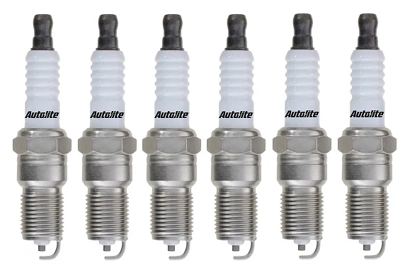 SET OF 6 AUTOLITE SPARK PLUGS TO SUIT DAEWOO MUSSO F0B M162.990 3.2L I6 - Image 6