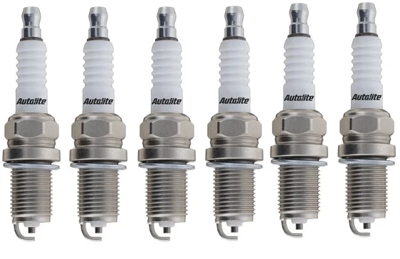 SET OF 6 AUTOLITE SPARK PLUGS TO SUIT NISSAN SKYLINE R32 R33 R34 RB26DETT TWIN TURBO 2.6L I6 - Image 2