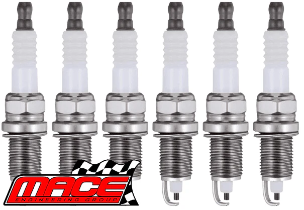 SET OF 6 COPPER CORE MACE SPARK PLUGS TO SUIT LEXUS IS300 JCE10R 2JZ-GE 3.0L I6