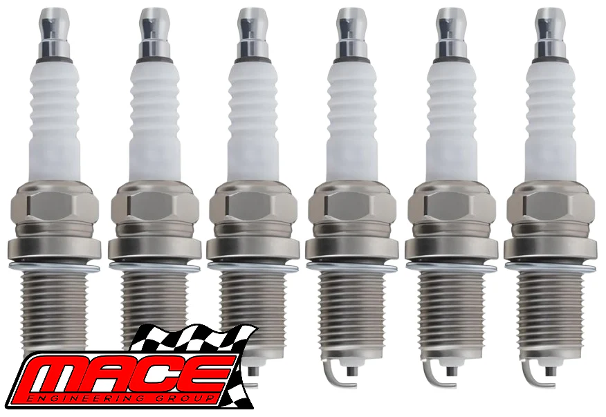 SET OF 6 MACE SPARK PLUGS TO SUIT HOLDEN COMMODORE VN BUICK LN3 L27 3.8L V6 - Image 2