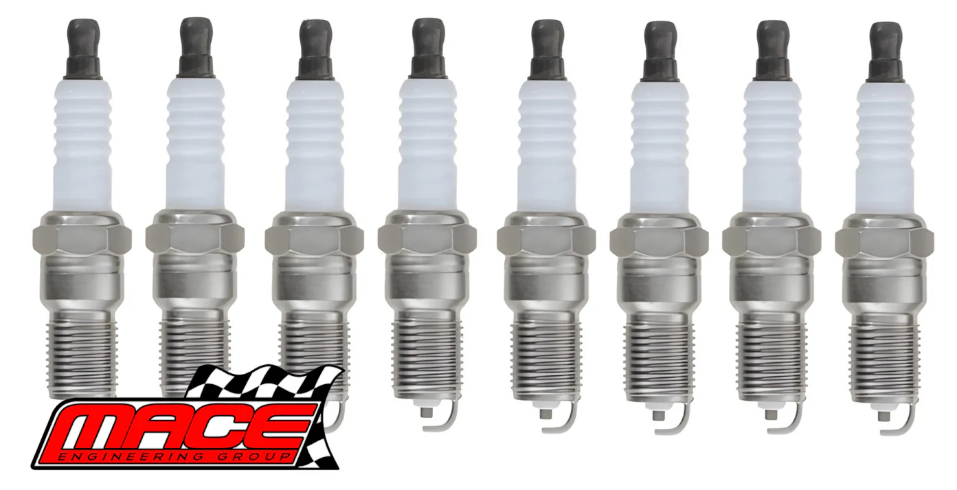 SET OF 8 MACE SPARK PLUGS TO SUIT FORD TE50 T3 WINDSOR 5.6L V8 - Image 2