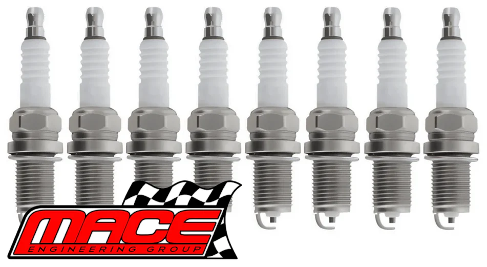 SET OF 8 MACE SPARK PLUGS TO SUIT HSV AVALANCHE VY VZ LS1 5.7L V8