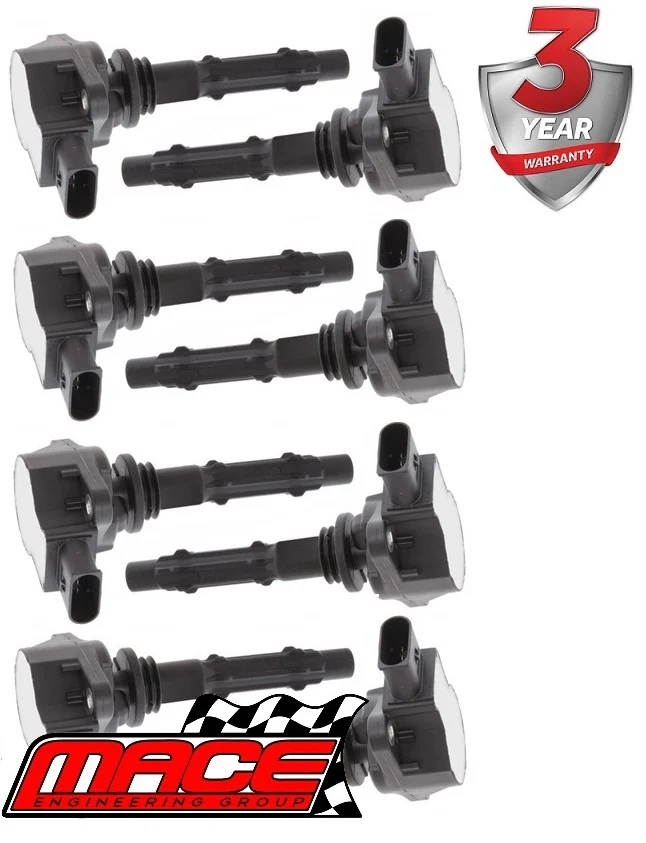 SET OF 8 MACE STANDARD REPLACEMENT IGNITION COILS TO SUIT MERCEDES BENZ ML500 W164 M273.963 5.5L V8