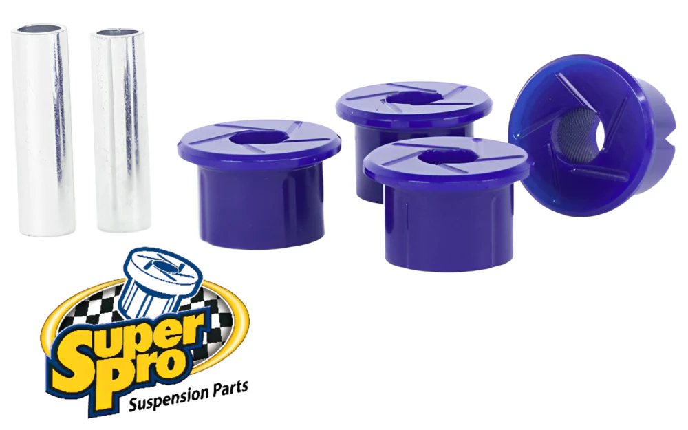 SUPERPRO REAR LEAF SPRING FRONT EYE BUSH KIT FOR ISUZU D-MAX TFR 4JJ1-TCX 3.0 I4 06/2012 RWD ONLY ON