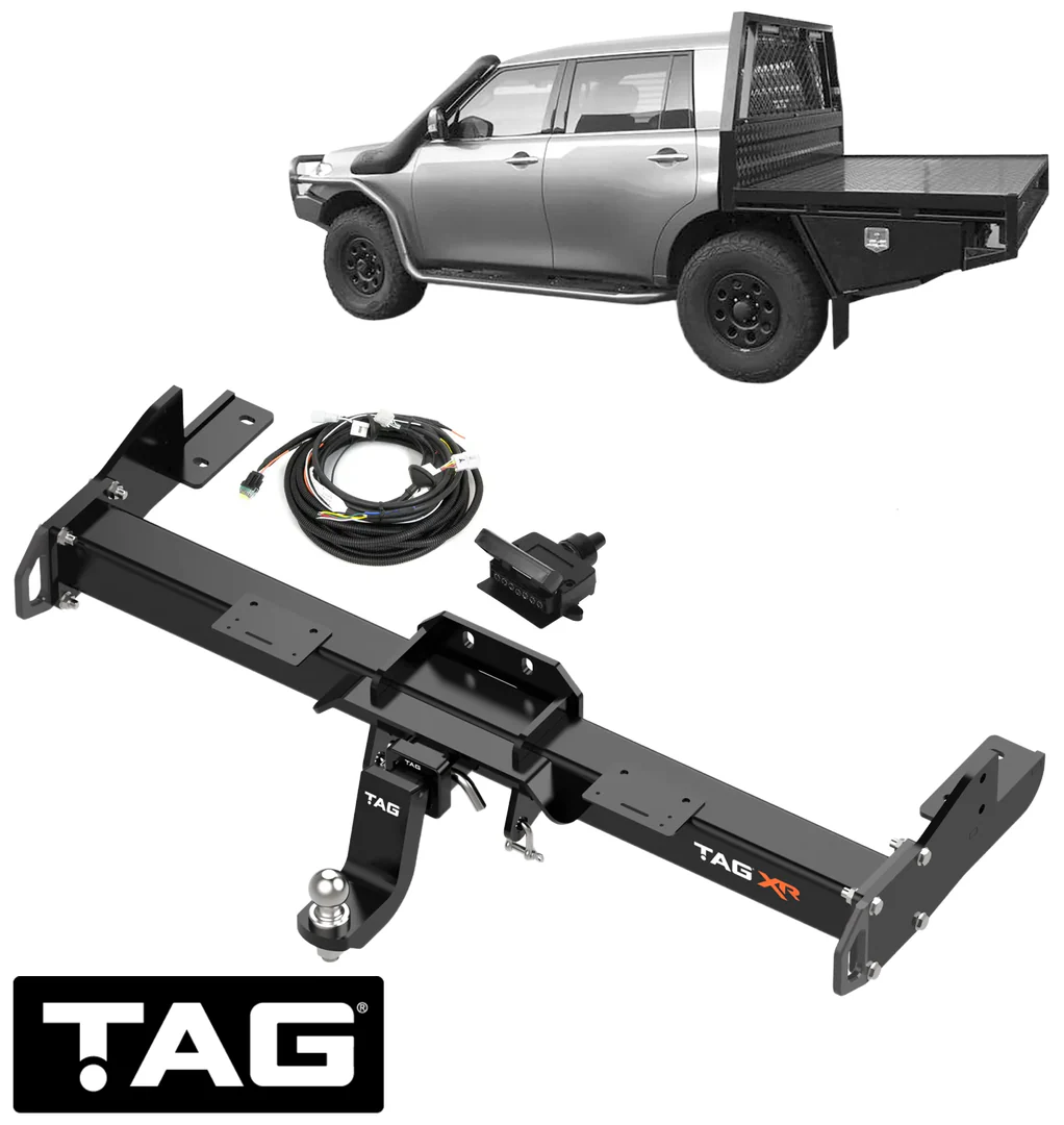 TAG EXTREME RECOVERY (XR) TOW BAR & WIRING KIT FOR NISSAN PATROL Y62 VK56VD 5.6L V8 CHOPPED WAGONS