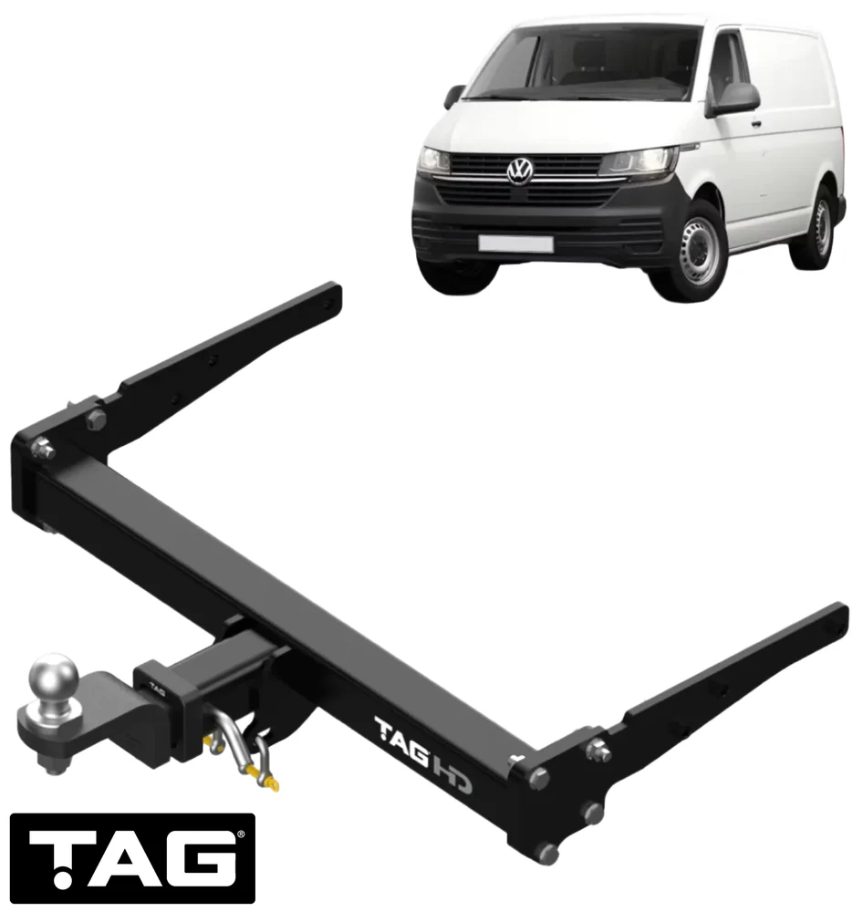 TAG HD 3-PIECE DESIGN TOW BAR FOR VOLKSWAGEN TRANSPORTER 7EB 7EJ 7HB 7HJ CCHA 2.0L I4